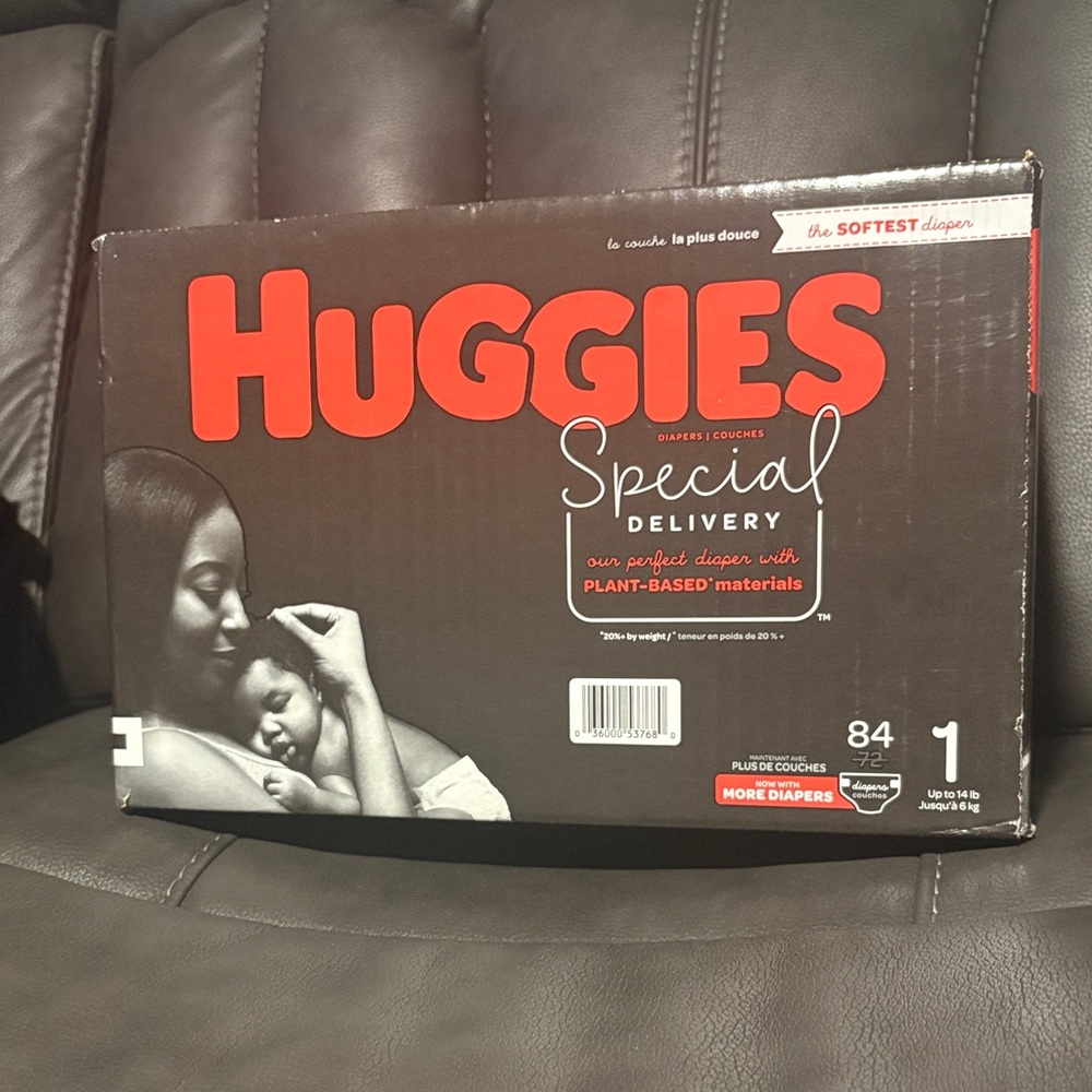 Huggies Special Delivery Diapers - Black